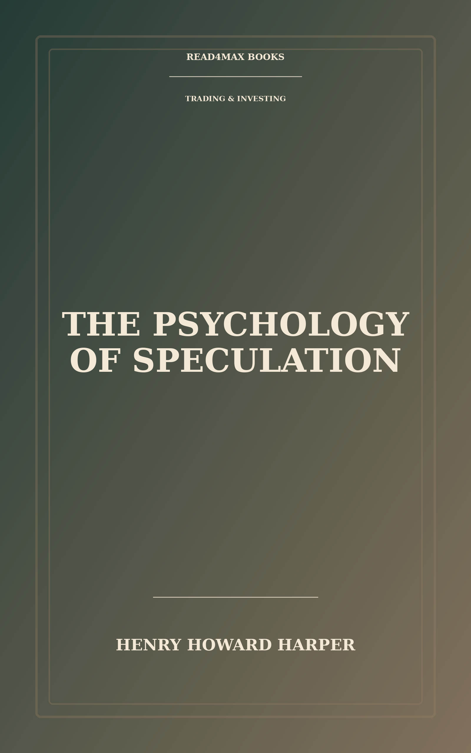 Cover of The Psychology of Speculation